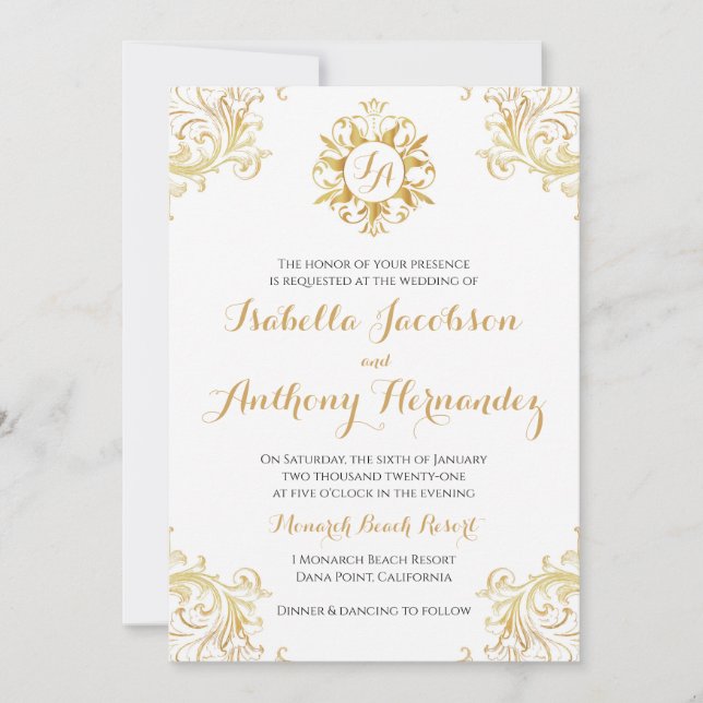 Invitation à manches (Devant)