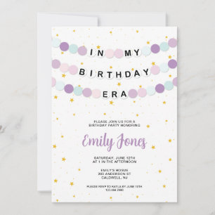 Invitation À mon anniversaire fête d'anniversaire