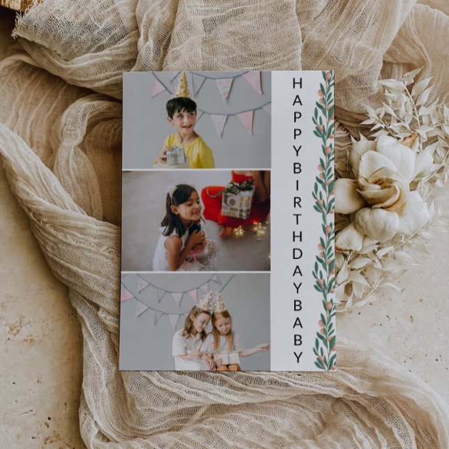 Invitation À Mon Bébé Le Plus Doux : Joyeux Anniversaire, Amo (To My Sweetest Babe: Happy Birthday, Love! Invitation)