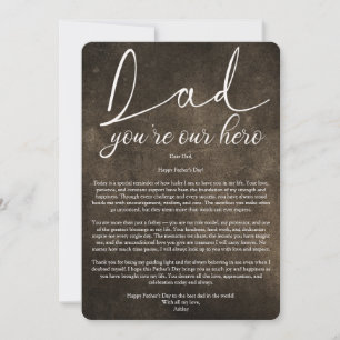 Invitation À mon père incroyable pour la fête des pères