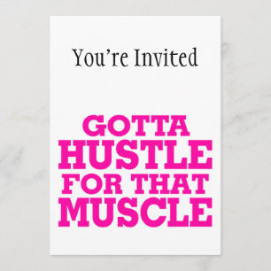 Invitation A obtenu de se dépêcher pour ce rose de muscle