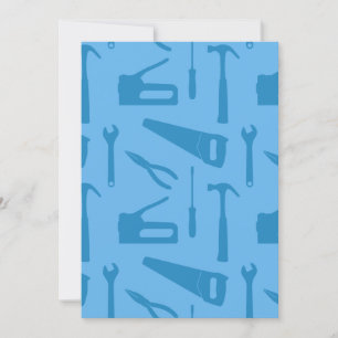 invitation à outils bleus