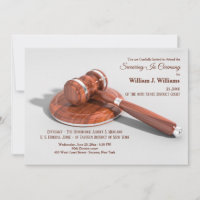 Invitation à prêter serment à l'aide d'une jauge e