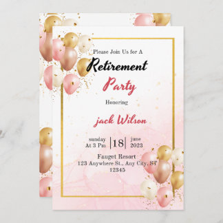 invitation à propos de la retraite 