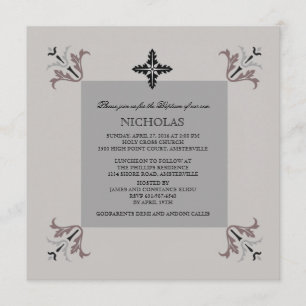 Invitation à quatre coins