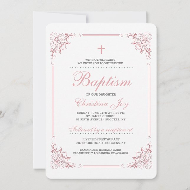 Invitation à quatre coins (Devant)