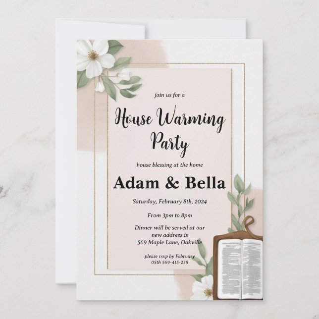 invitation à réchauffer la maison chrétienne (Devant)