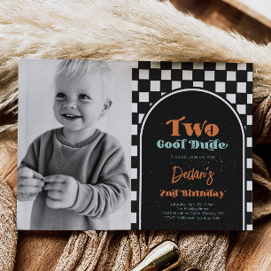 Invitation à Skateboard Photo Deux Cool