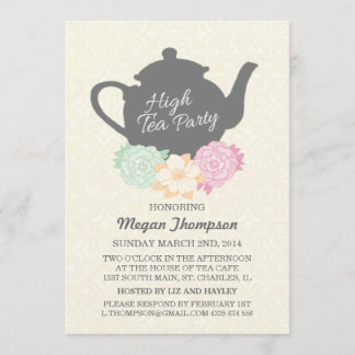 Invitation à thé et à Damas