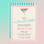 Invitation A Tini Bit Ancien Martini Thème Retro 30ème Annive<br><div class="desc">Jeter un sale trente-dixième Martini fête d'anniversaire à thème? Cette amusante invitation à la fête d'anniversaire A Tini Bit Older présente une illustration de style rétro d'un martini et une palette de couleurs audacieuses. Il s'agit d'un modèle d'invitation entièrement personnalisable.</div>
