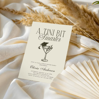 Invitation A Tini Bit Smarter Green Graduation