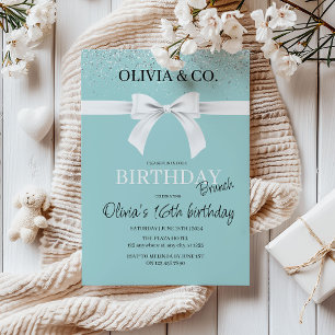 Invitation à un brunch d'anniversaire Petit déjeun