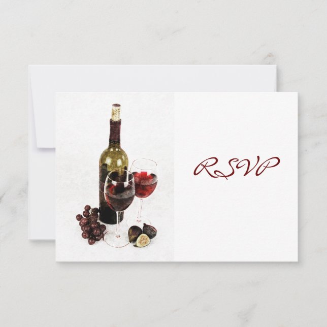 Invitation à un dîner de célébration autour du vin (Devant)