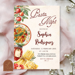 Invitation à un dîner italien