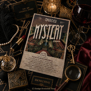 Invitation à un dîner mystère de meurtre