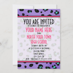 Invitation à un diplôme - Classe de violet 2011