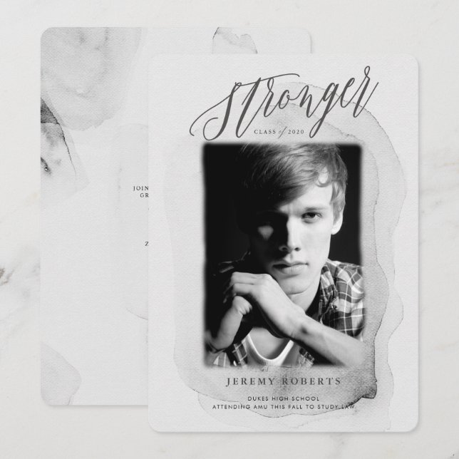 Invitation à un diplôme de classe plus solide (Devant / Derrière)