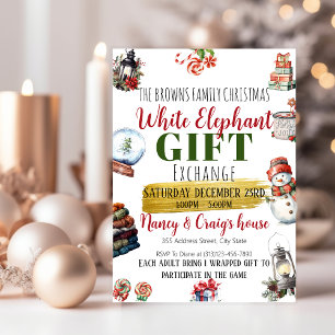 Invitation à un échange de cadeaux ludique et MODI