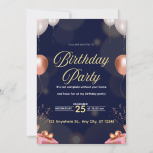 Invitation à un événement de vacances