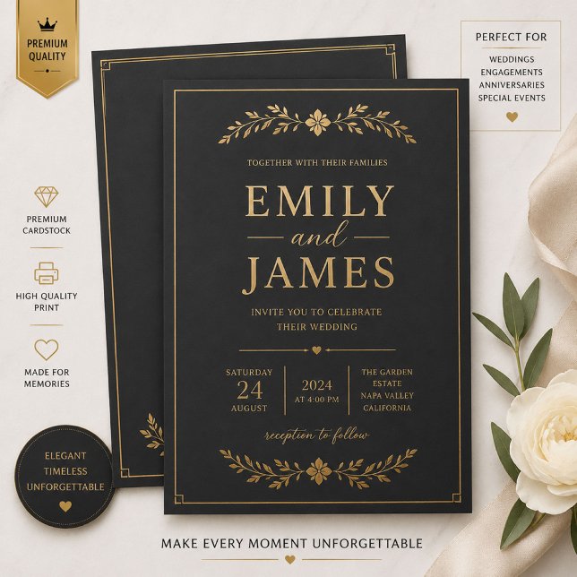 Invitation à un événement neutre | Design Moderne  (Créateur téléchargé)