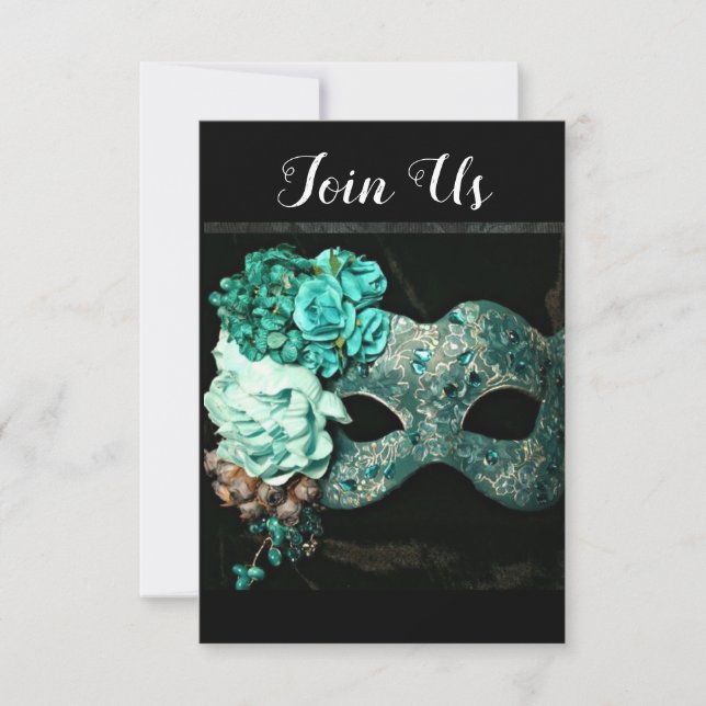 INVITATION À UN "MADRI GRAS PARTY" (Devant)