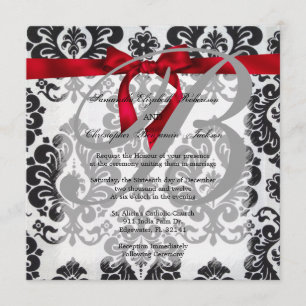 Invitation à un mariage d'or à l'élégance Golden A