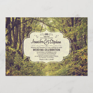 invitation à un mariage sur l'avenue des arbres in
