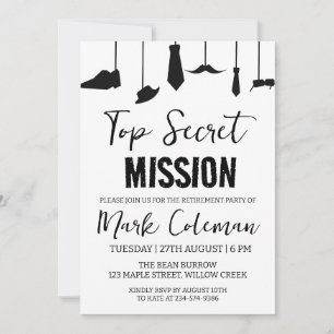 invitation à un parti de retraite surprise