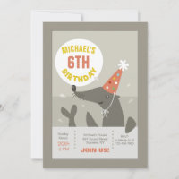 Invitation à un timbre d'anniversaire