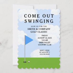 Invitation à un tournoi de golf