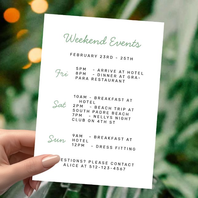 Invitation à un week-end d'enterrement de vie de j (Créateur téléchargé)