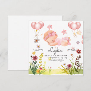 Invitation à une baby shower