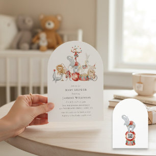 Invitation à une Baby Shower amusante sur le thème
