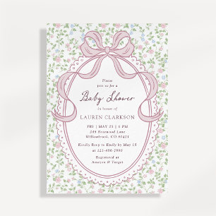 Invitation à une Baby Shower avec un arc Grandmill