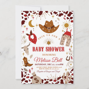 Invitation à une Baby Shower Cowboy Invitation sur