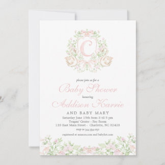 Invitation à une baby shower Cygne