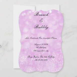INVITATION À UNE BABY SHOWER DE MARIÉE