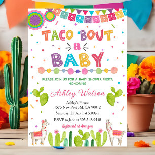 Invitation à une Baby Shower Fiesta: Taco à propos