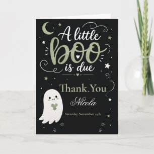 Invitation à une baby shower Halloween
