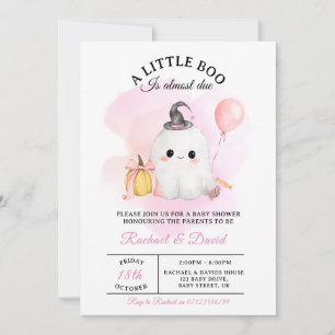 Invitation à une Baby Shower Halloween   Petit Boo