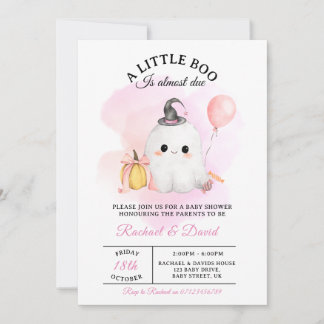 Invitation à une Baby Shower Halloween | Petit Boo