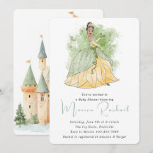 Invitation à une baby shower pour fille