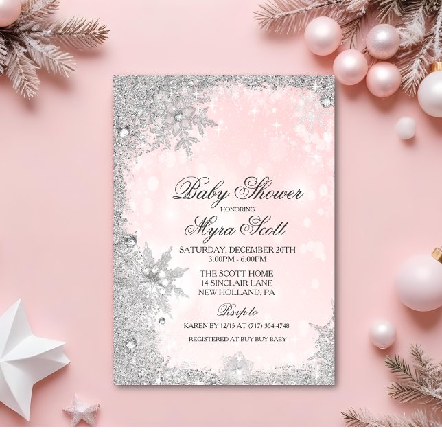Invitation à une baby shower pour les vacances d'h (Créateur téléchargé)