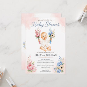 Invitation à une Baby Shower pour un Voyage Scient