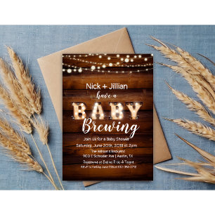 Invitation à une Baby Shower 'Un Bébé est en Route