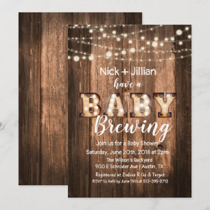 Invitation à une Baby Shower 'Un Bébé est en Route