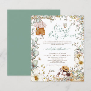 Invitation à une Baby Shower Virtuelle pour un Pet