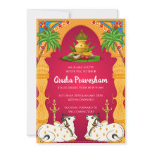 Invitation à une cérémonie de bénédiction de maiso