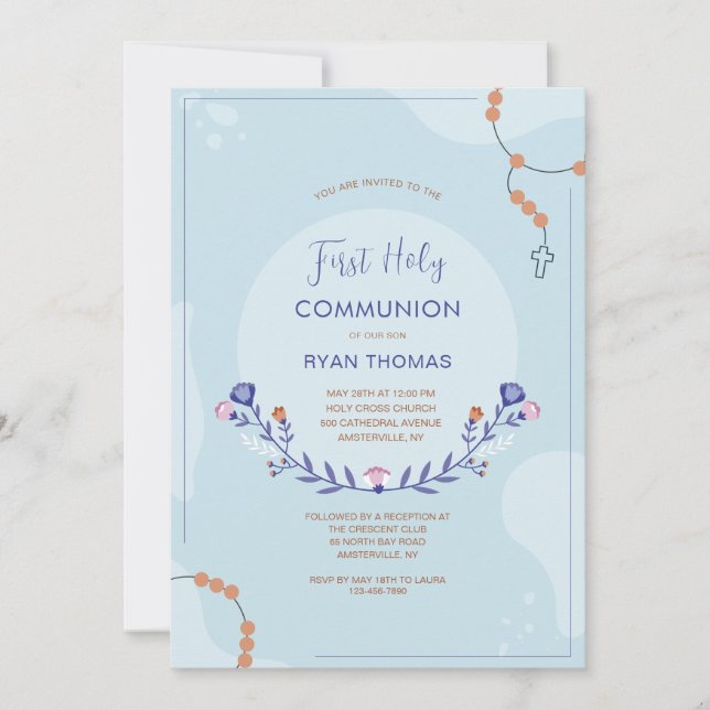 Invitation à une communion précieuse (Devant)