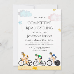 Invitation à une course cycliste professionnelle